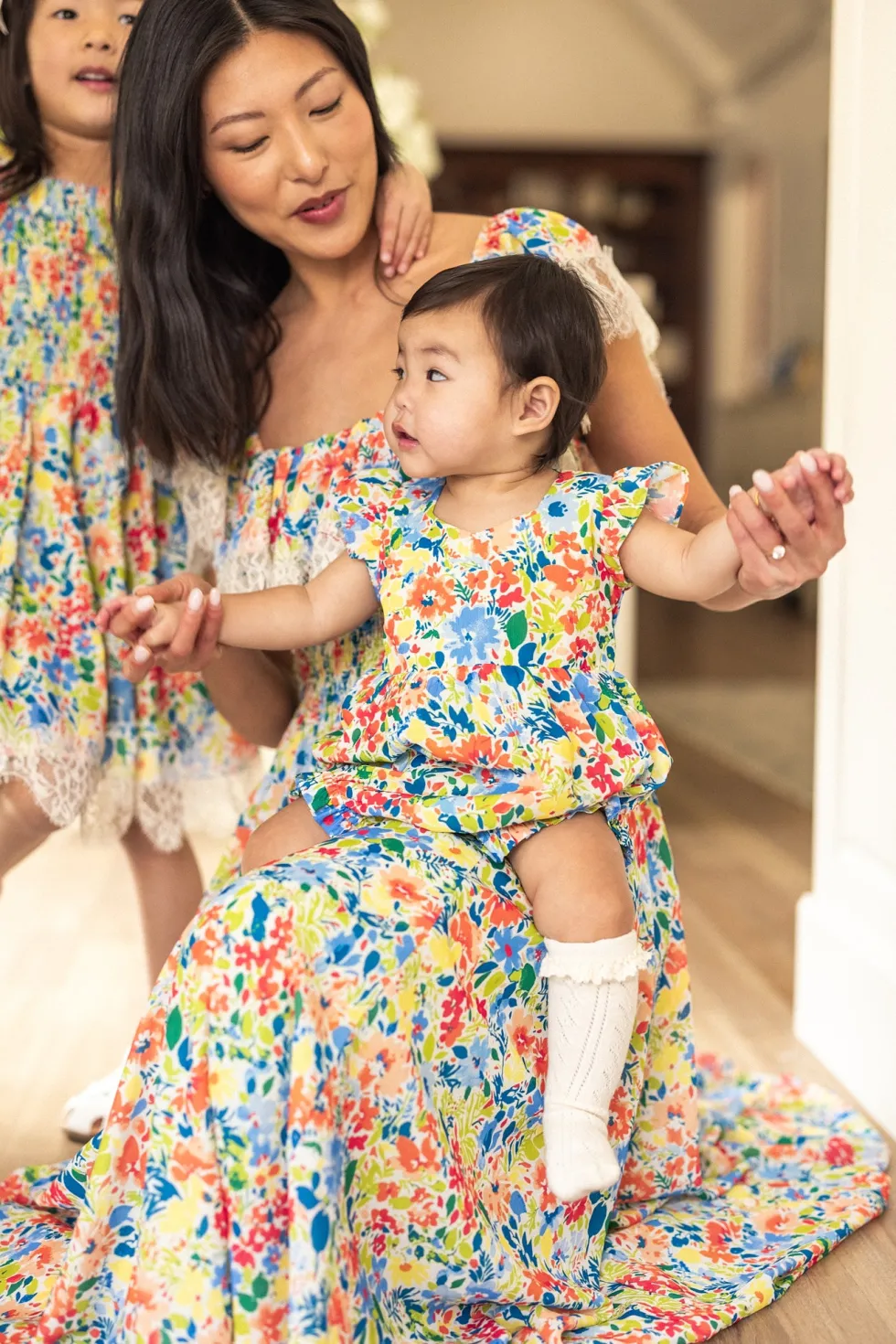 Ada Dress in Vibrant Yarrow Print