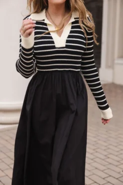 Adelina Dress in Black