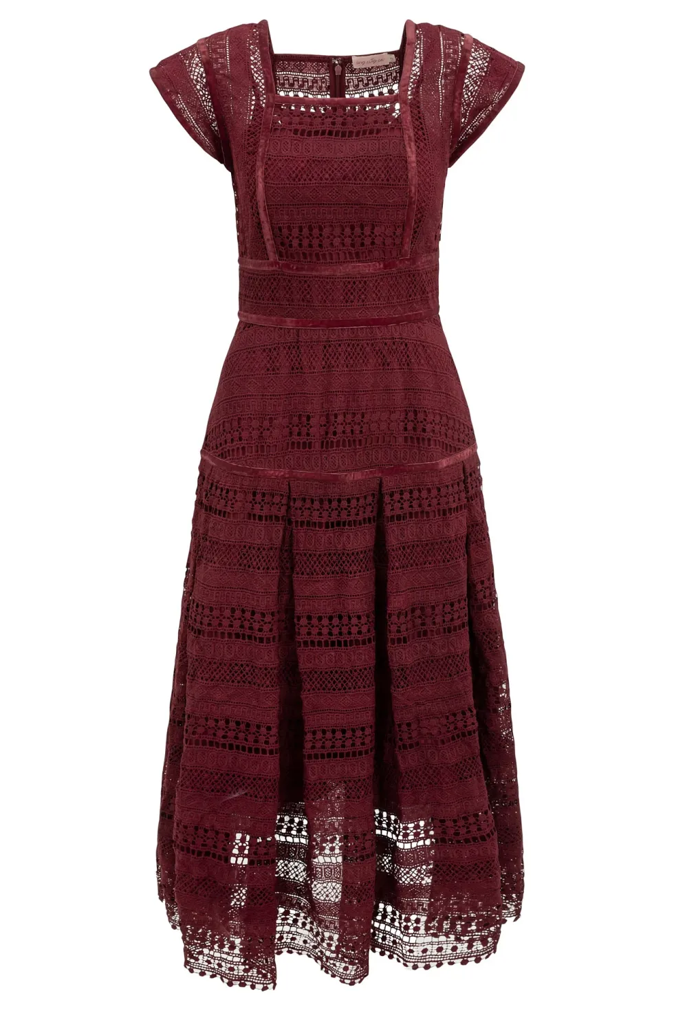 Amory Dress in Burgundy