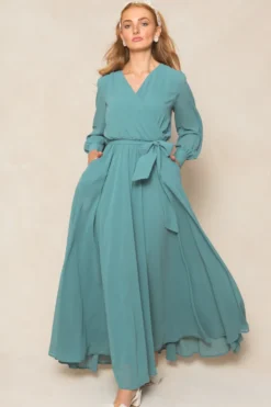 Andie Dress in Seaglass Chiffon