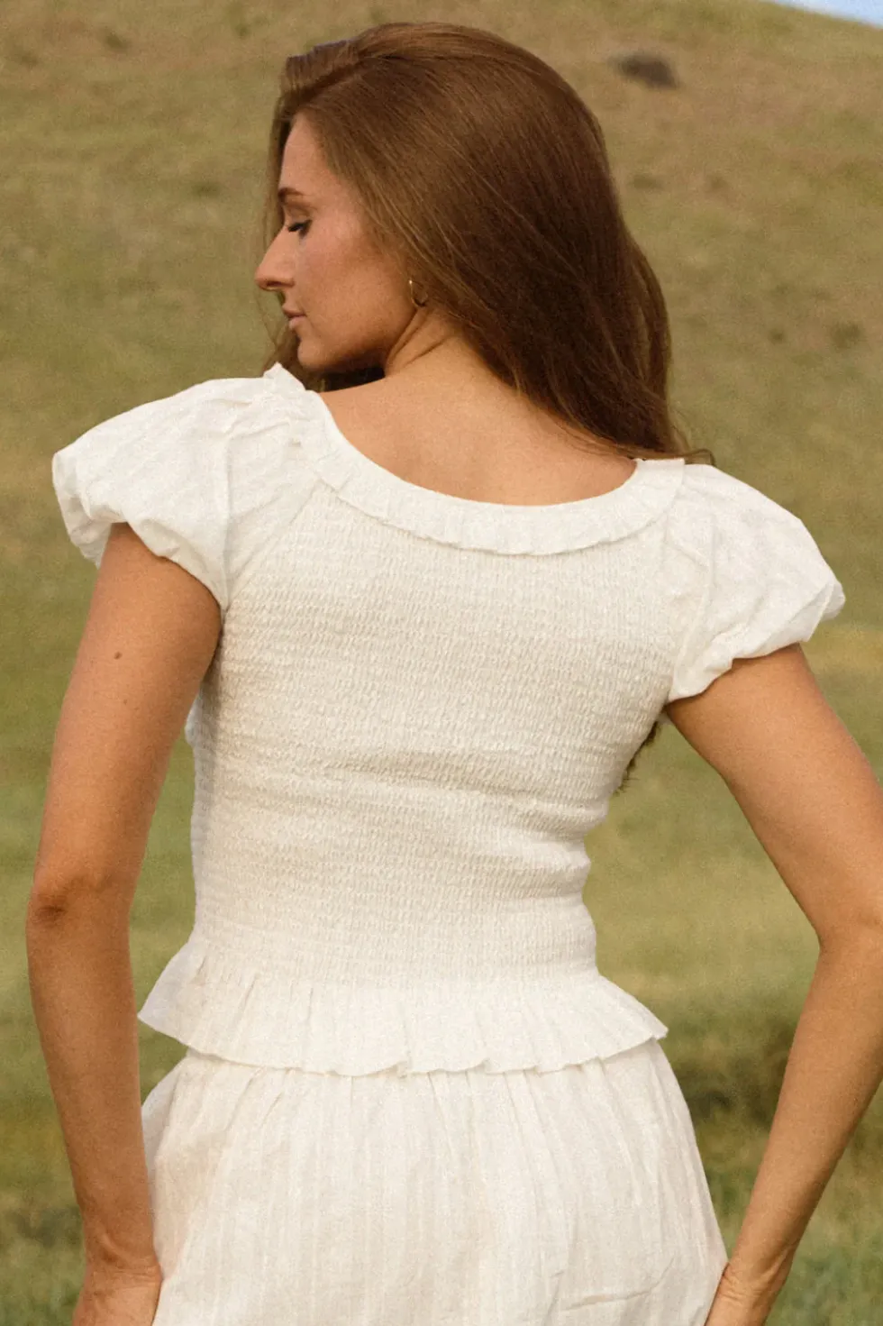 Annalise Top in Reverie Dobby