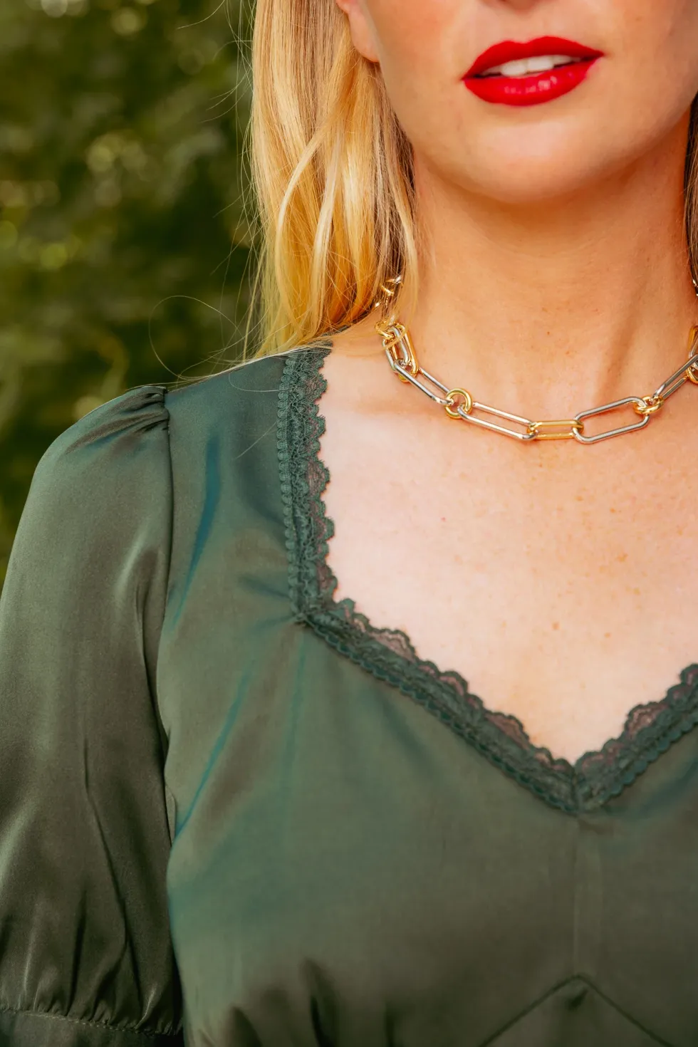 Ariella Blouse in Green