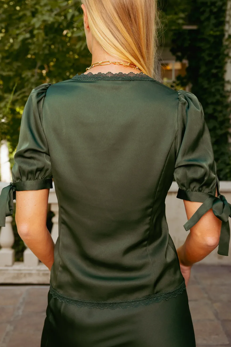 Ariella Blouse in Green