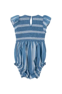 Baby Adelaide Romper in Blue
