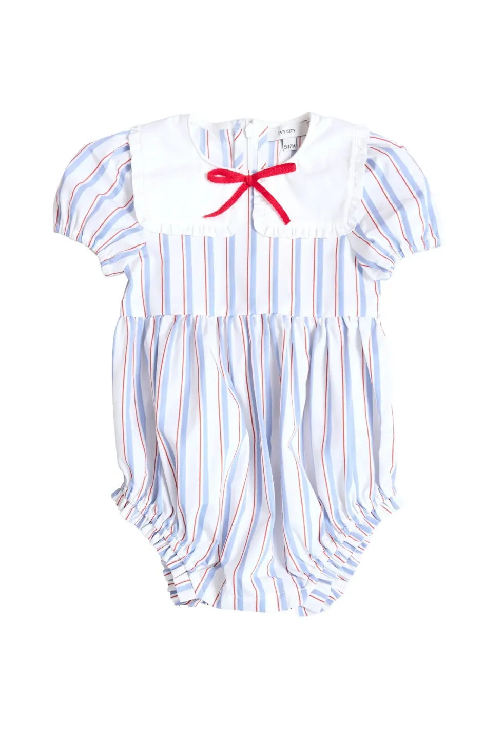 Baby Emery Romper in Heritage Stripe