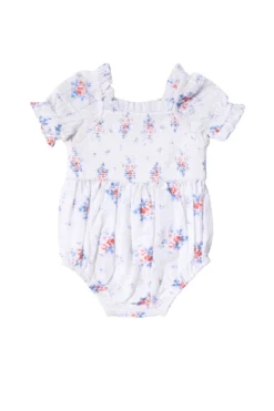 Baby Emily Romper in Heritage Soft Ditsy Floral