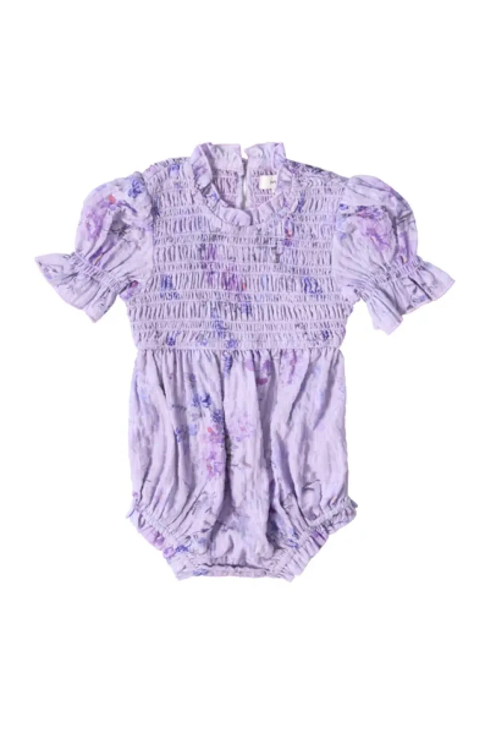 Baby Flynn Romper in Lavender Aquarelle Fleur