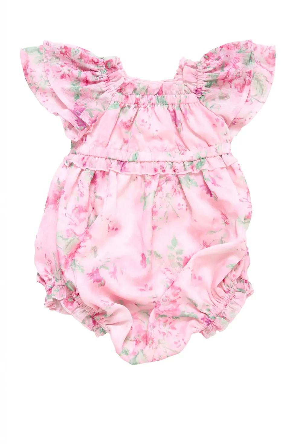 Baby Juliana Romper in Rose Trance