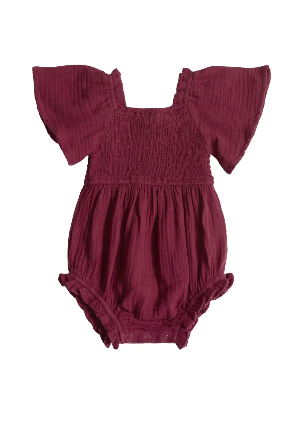 Baby Lennon Romper in Wildberry