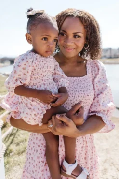 Baby Madeline Romper in Pink