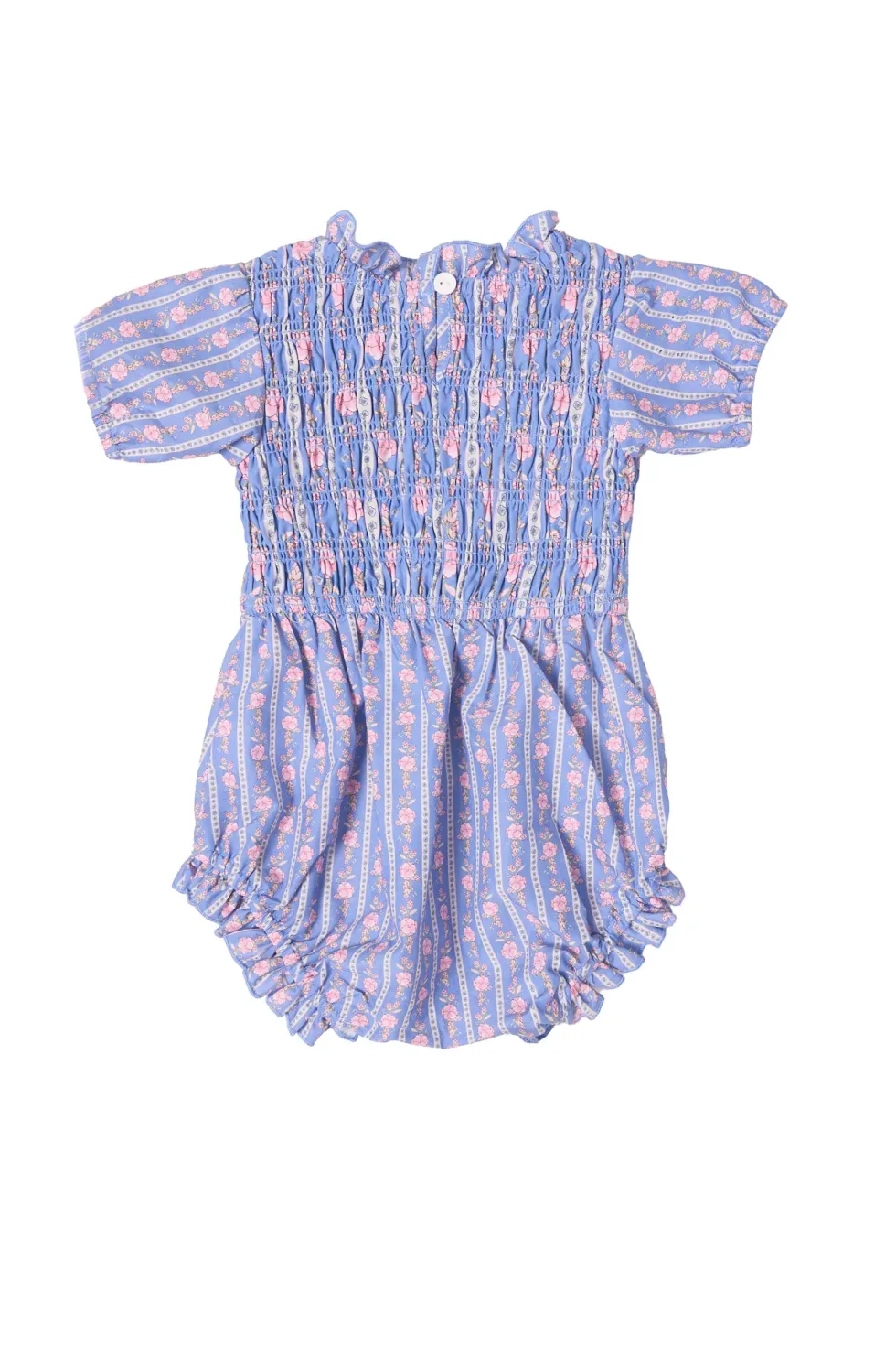 Baby Mariah Romper in Linear Print