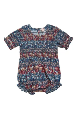 Baby Parker Romper in Dusk Floral Medley