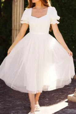 Ballerina Dress in White