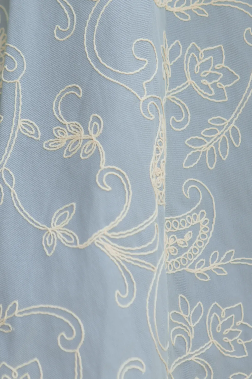 Bennett Dress in Cream Embroidery