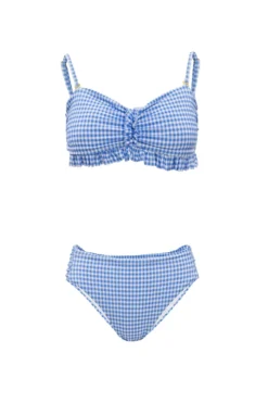 Brandi Bandeau Top in Blakely Gingham
