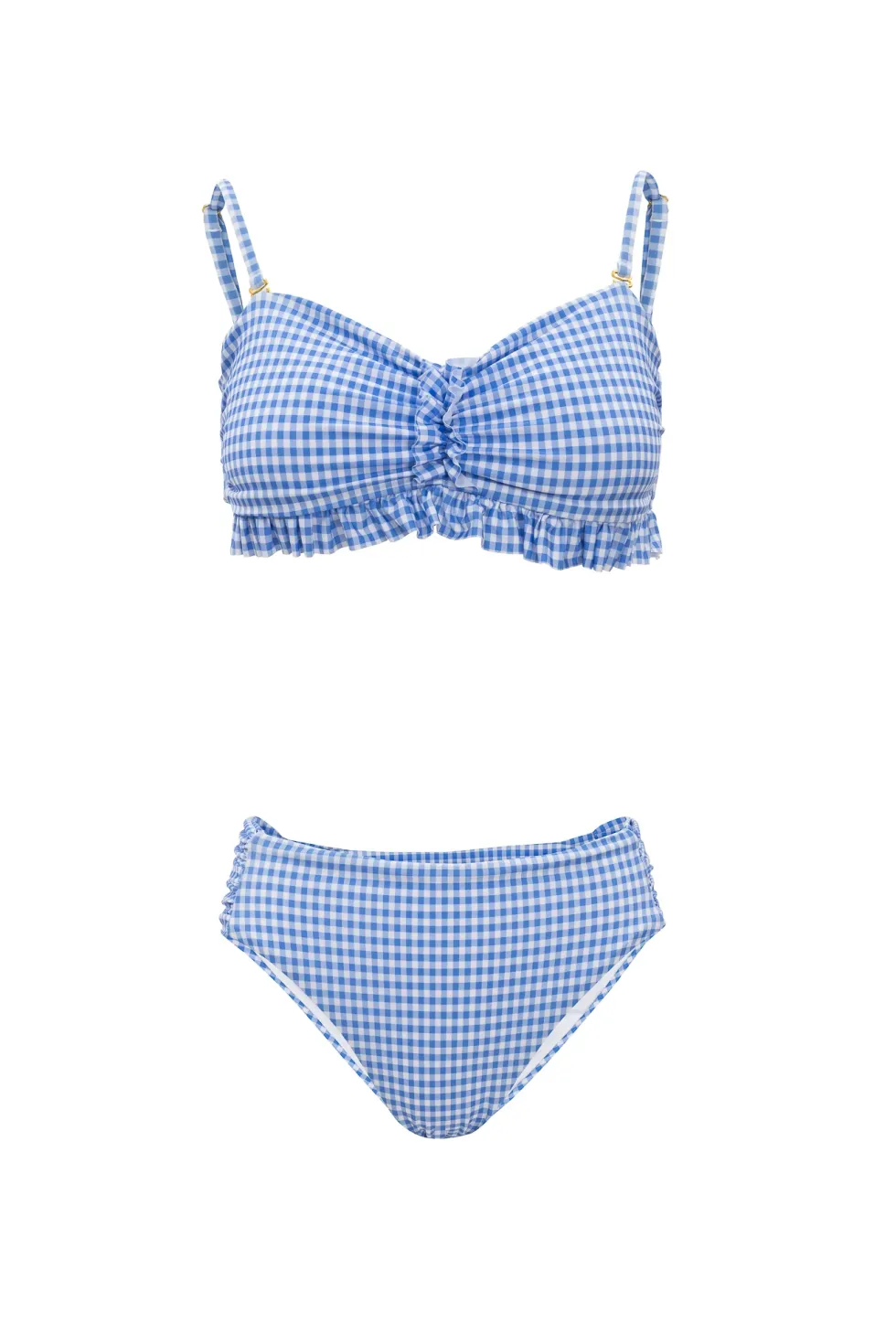 Brandi Bandeau Top in Blakely Gingham