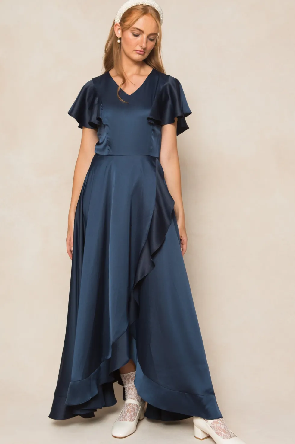 Callie Dress in Navy