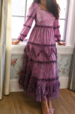 Catherine Dress in Climbing Vine Bloom
