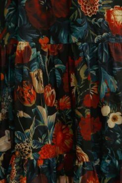 Cordelia Dress in Moody Floral