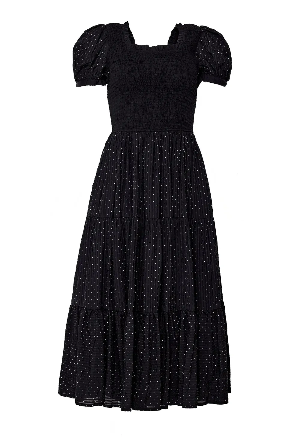 Darby Dress in Black Diamonte
