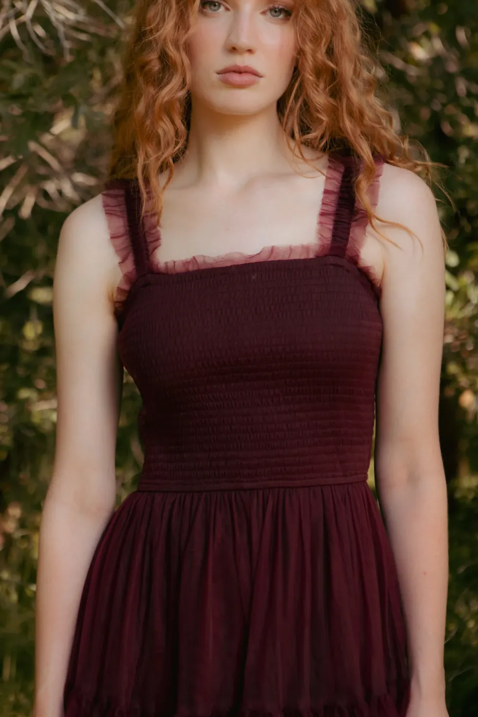 Destiny Dress in Burgundy