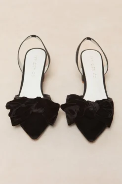 Eloise Bow Heel in Black
