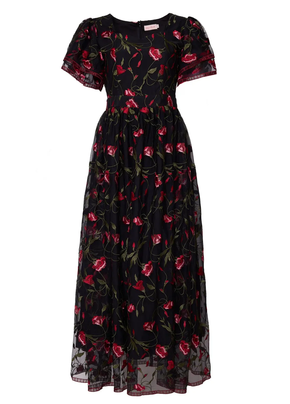 Flora Dress in Romantic Roses