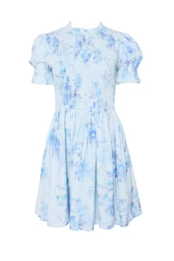 Flynn Dress in Aquarelle Fleur