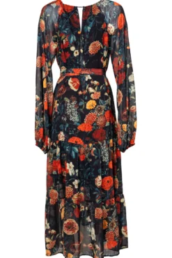 Imogen Dress in Moody Floral