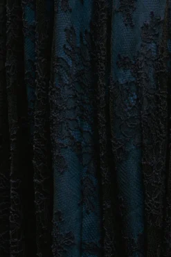 Isadora Dress in Navy & Black