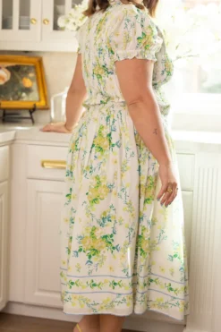 Jennifer Dress in Garden Tea Party Floral