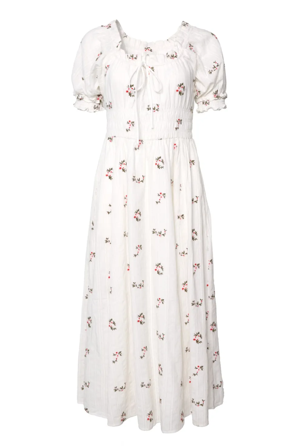 Jessie Dress in Ditsy Embroidery