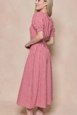 Jessie Dress in Red Gingham