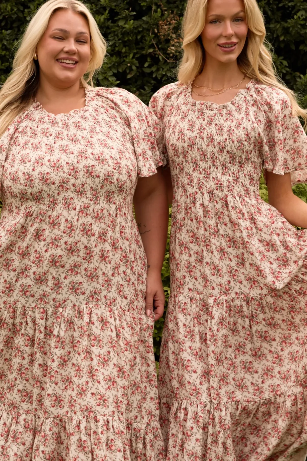 Jovie Dress in Ivory Heritage Rose