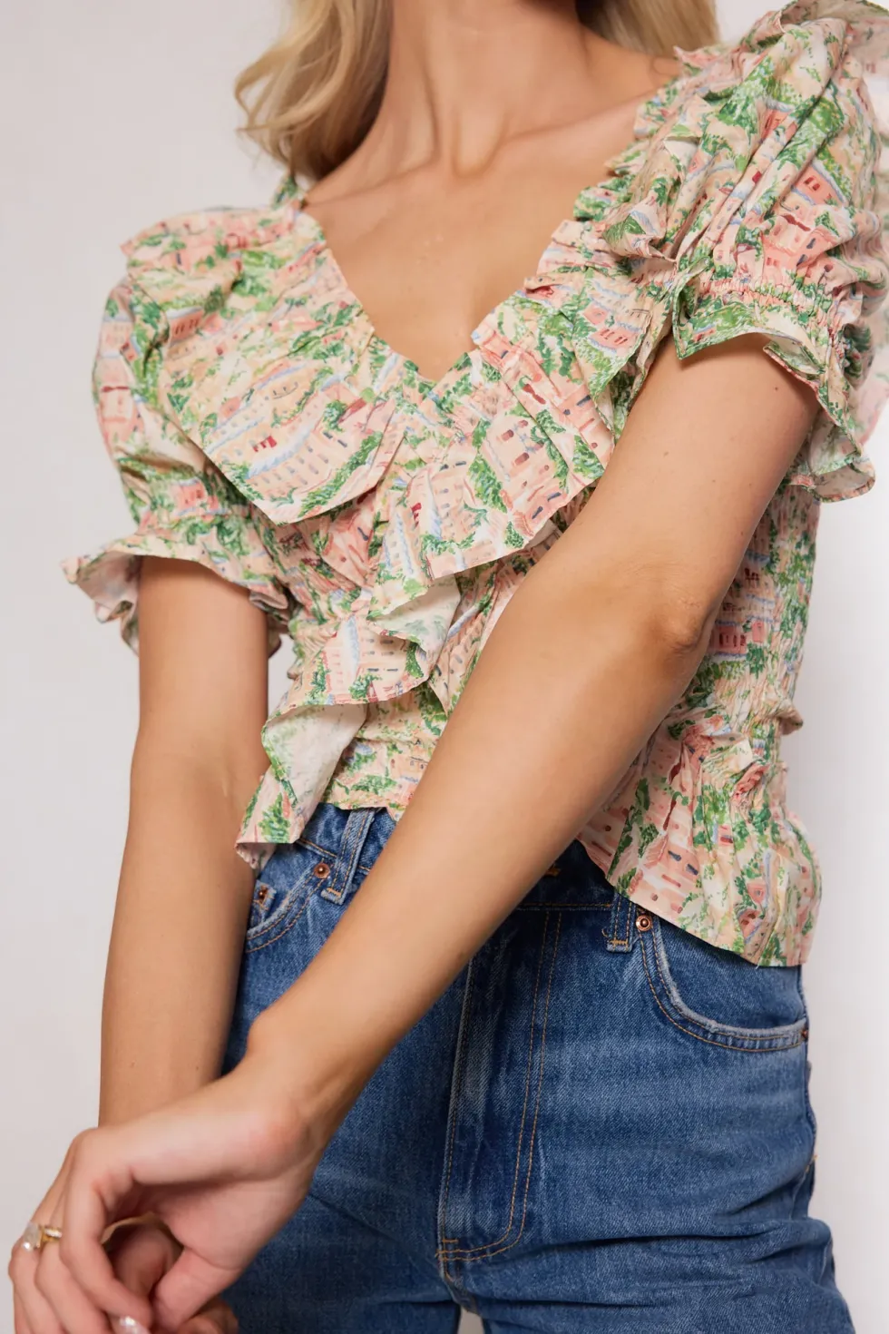 Julian Top in Cream