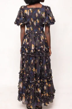 Layla Dress in Winter Floral