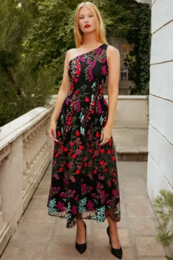 Leila Dress in Moonlit Blossom