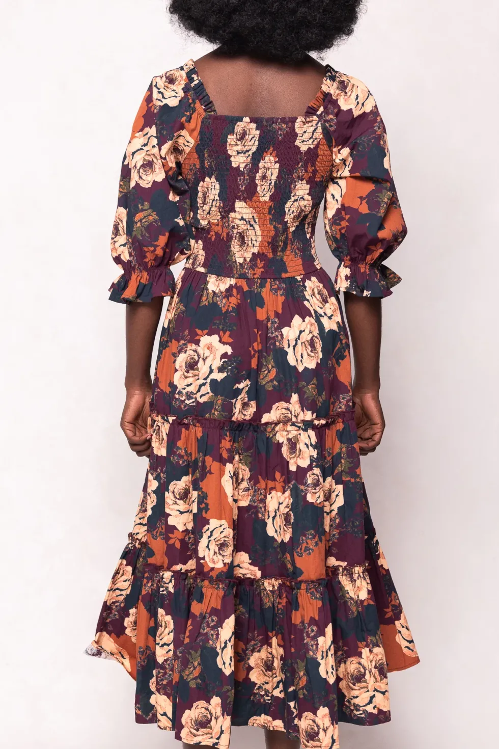 Madeline Dress in Equinox Rose