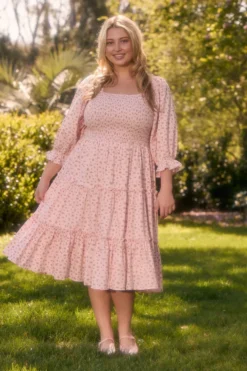 Madeline Dress In Pink