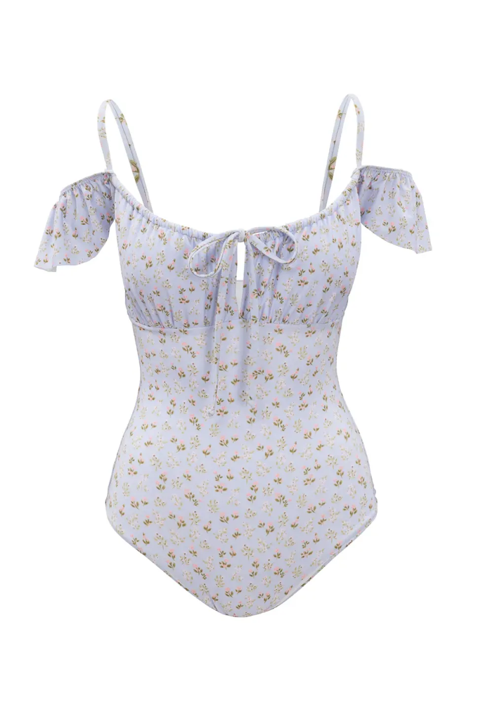 Maise One Piece in Blue Ditsy Floral