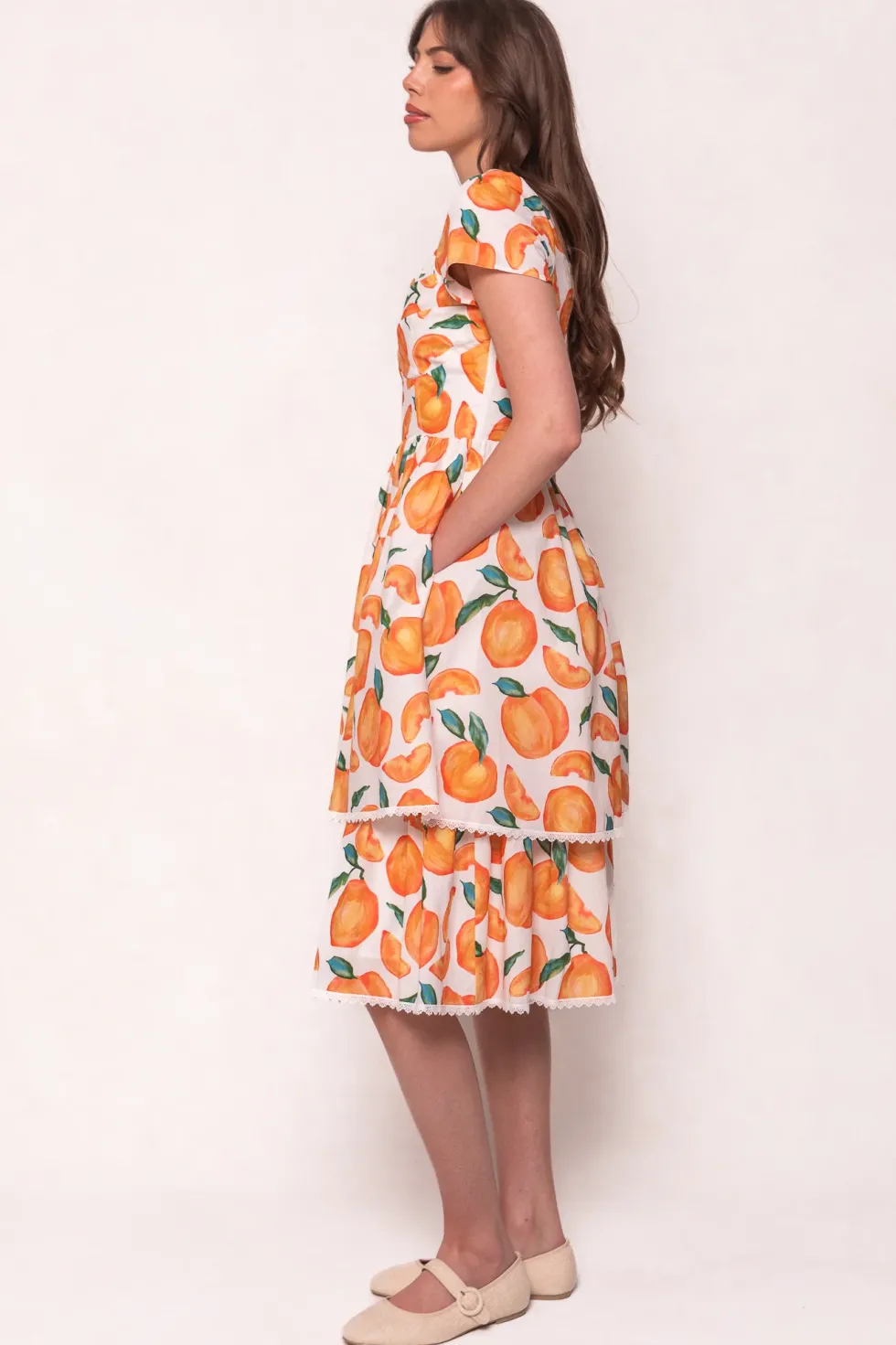 Marie Dress in Citrus