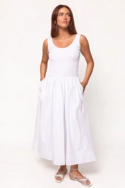 Marlow Dress in White