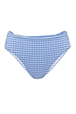 Mid Rise Ruched Bottom in Blakely Gingham