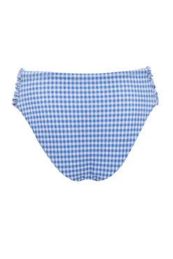 Mid Rise Ruched Bottom in Blakely Gingham