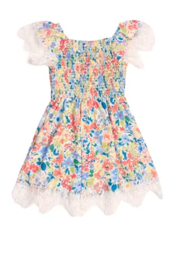 Mini Ada Dress in Vibrant Yarrow Print
