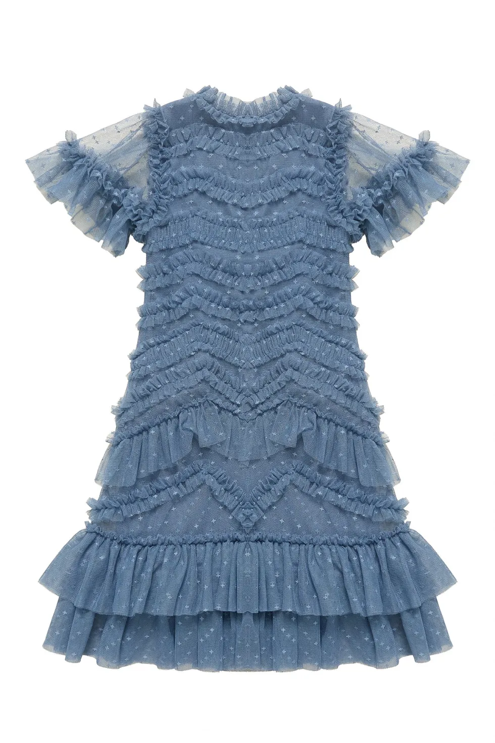 Mini Adriana Dress in Blue