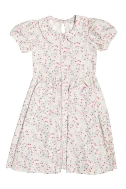 Mini Alayna Play Dress in Ivory Pansy Trellis