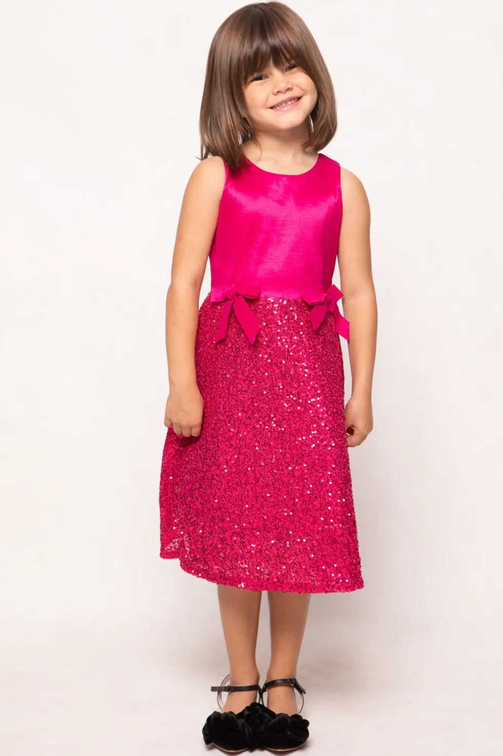 Mini Alexis Dress in Fuchsia