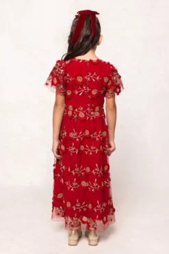 Mini Athena Dress in Red
