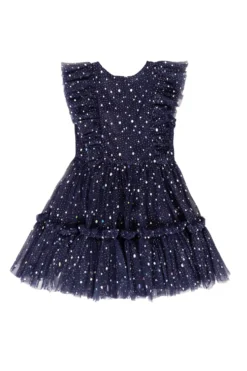 Mini Brynlee Dress in Sparkling Stars Navy